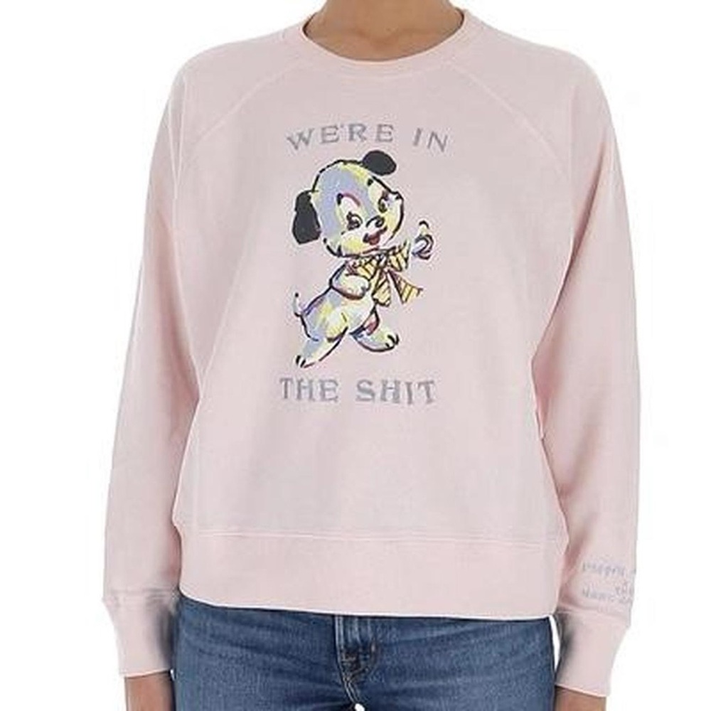 Marc Jacobs x Magda Archer “we’re in the shit” pullover sweatshirt